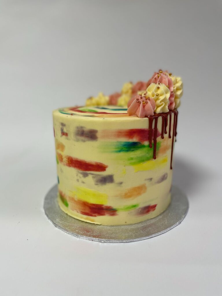 Water Colour Cake Puddles Bespoke Patisserie