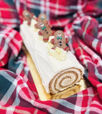 Gingerbread Yule Log